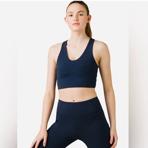 NWT Prana Momento Crop Top in Nautical - Size Extra Large - Picture 1 of 10